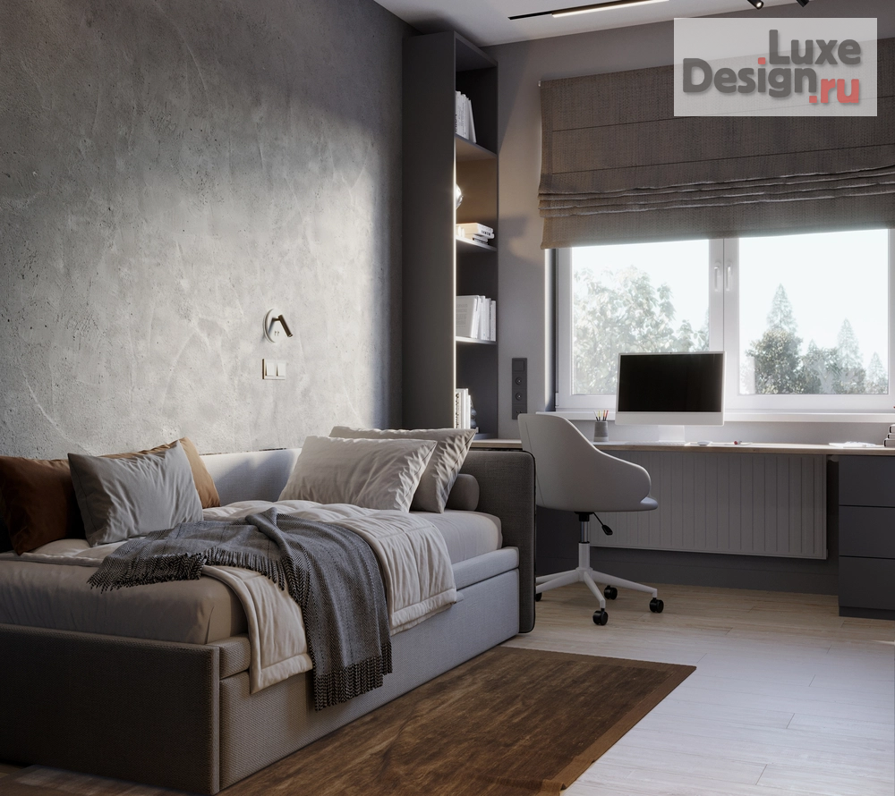 Дизайн интерьера двухкомнатной квартиры "ЖК. Символ" (фото 8)