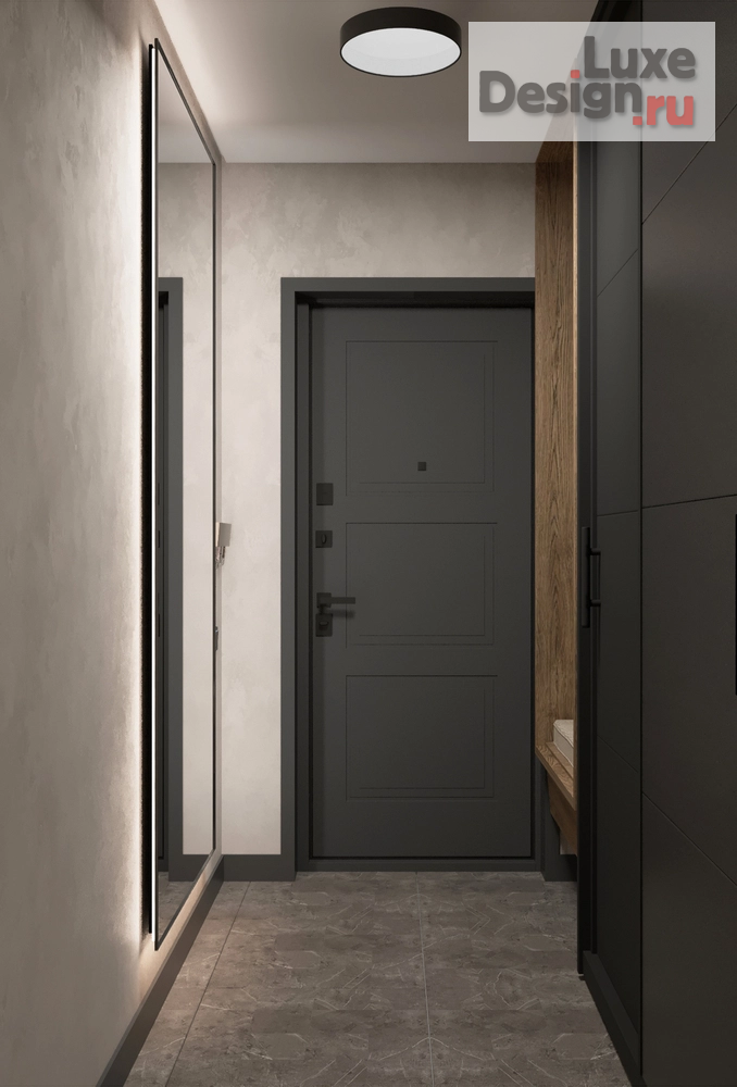 Дизайн интерьера трехкомнатной квартиры "КАШИРСКОЕ ШОССЕ " (фото 10)