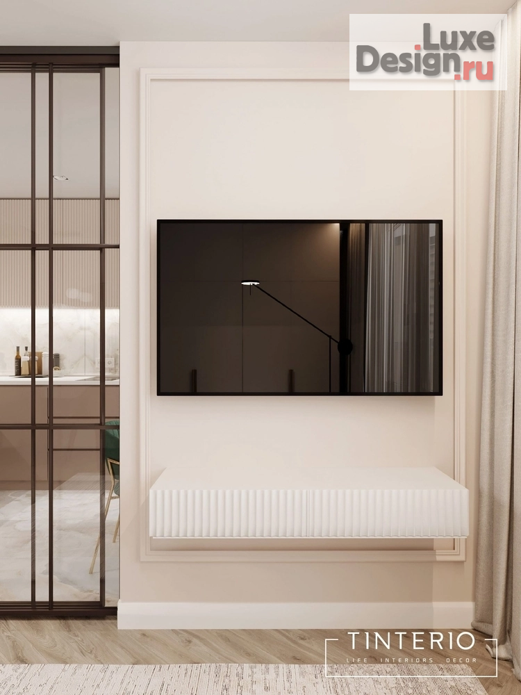 Дизайн интерьера квартиры студии "Москва, квартира 37.3 кв.м " (фото 3)