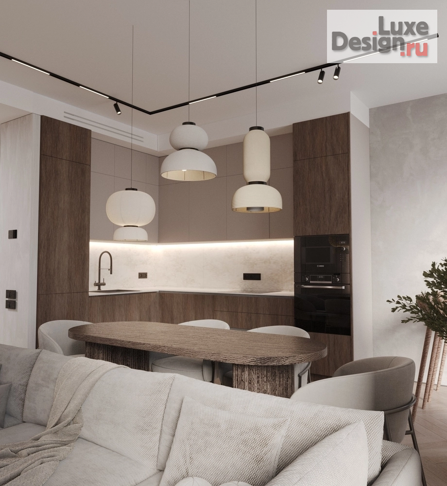 Дизайн интерьера квартиры "Светлый вариант квартиры с азиатскими мотивами." (фото 4)