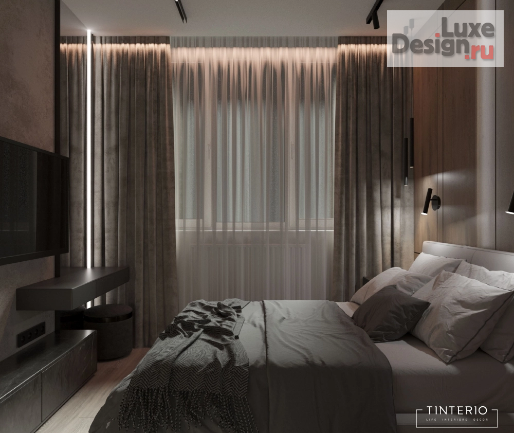 Дизайн интерьера трехкомнатной квартиры "ЖК.Отрада" (фото 12)