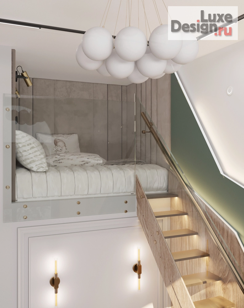 Дизайн интерьера четырехкомнатной квартиры "ЖК Врубеля 4" (фото 29)