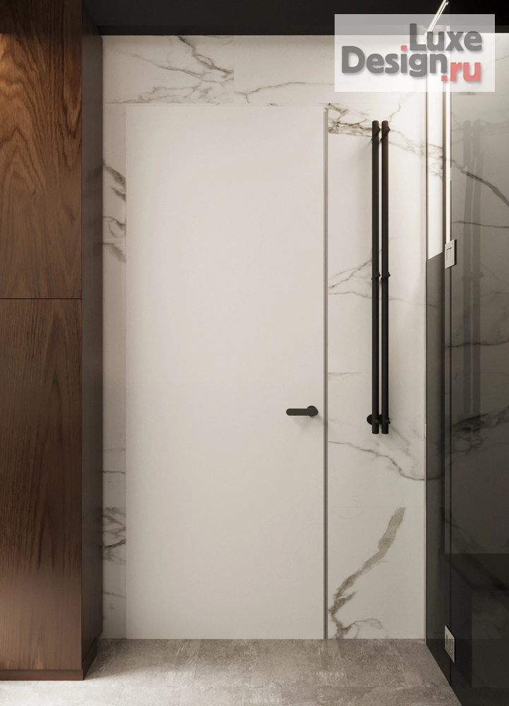 Дизайн интерьера ванной "Ванная кп Новорижский" (фото 15)