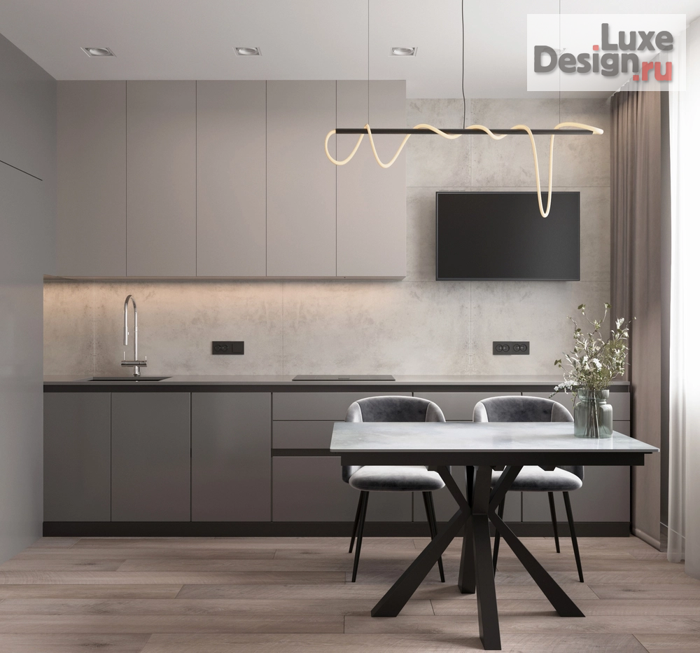 Дизайн интерьера однокомнатной квартиры "ЖК Городские истории" (фото 3)