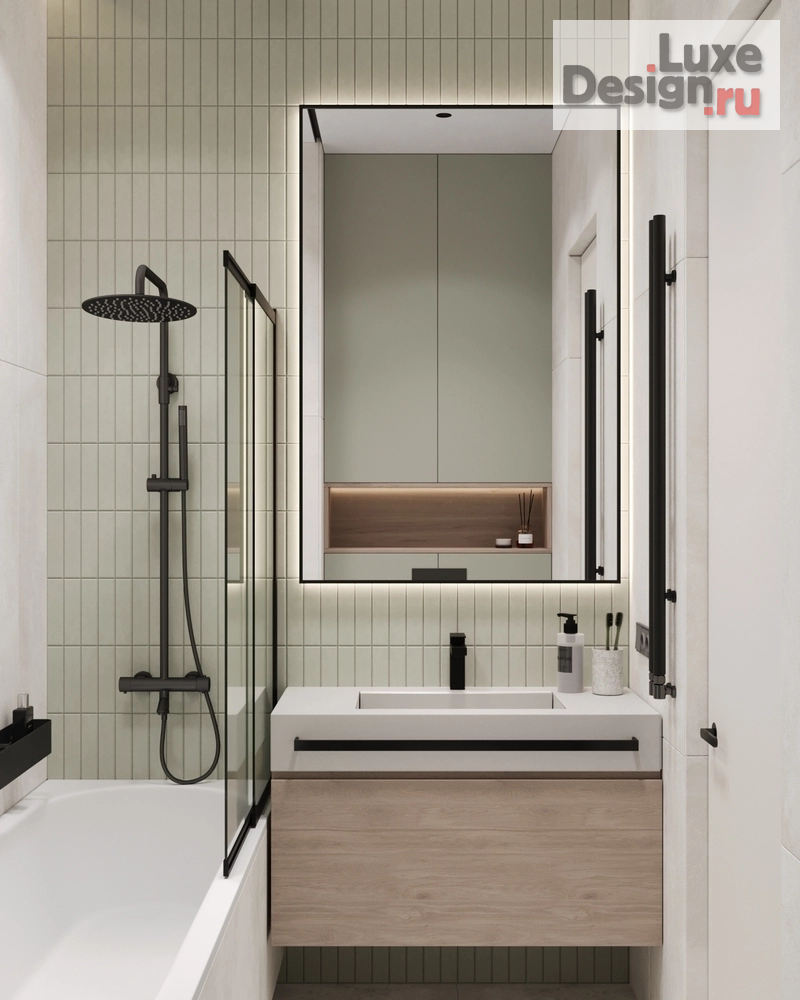 Дизайн интерьера однокомнатной квартиры "ЖК Павелецкая Сити" (фото 17)