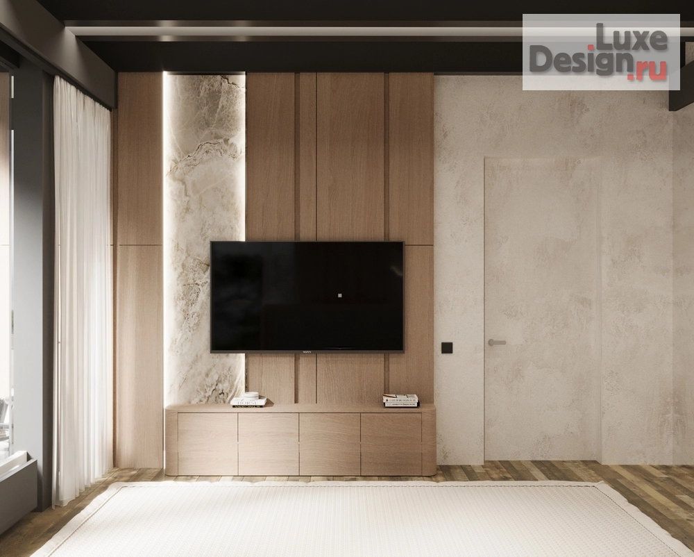 Дизайн интерьера спальни "Три варианта дизайна мастер-спальни." (фото 9)