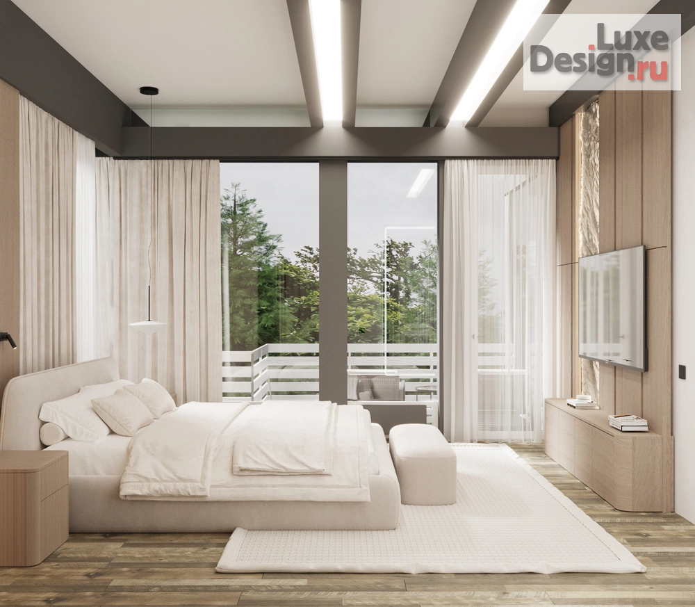 Дизайн интерьера спальни "Три варианта дизайна мастер-спальни." (фото 14)