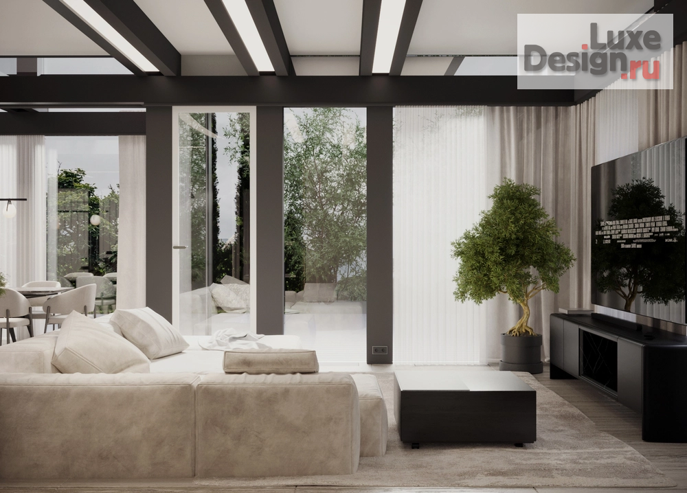 Дизайн интерьера загородного дома "ЖК. Новорижский" (фото 8)