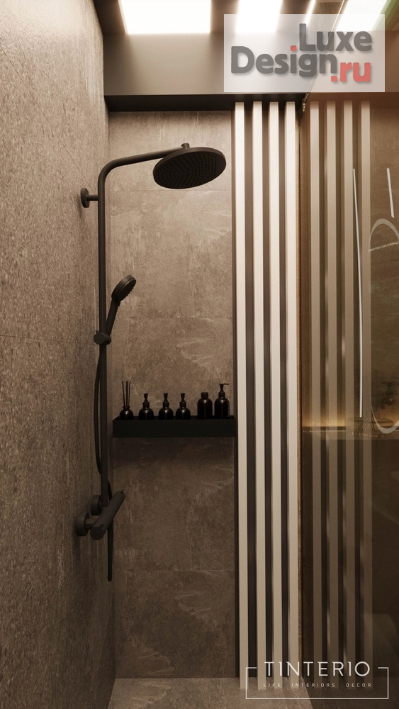 Дизайн интерьера ванной "Ванная кп Новорижский" (фото 11)