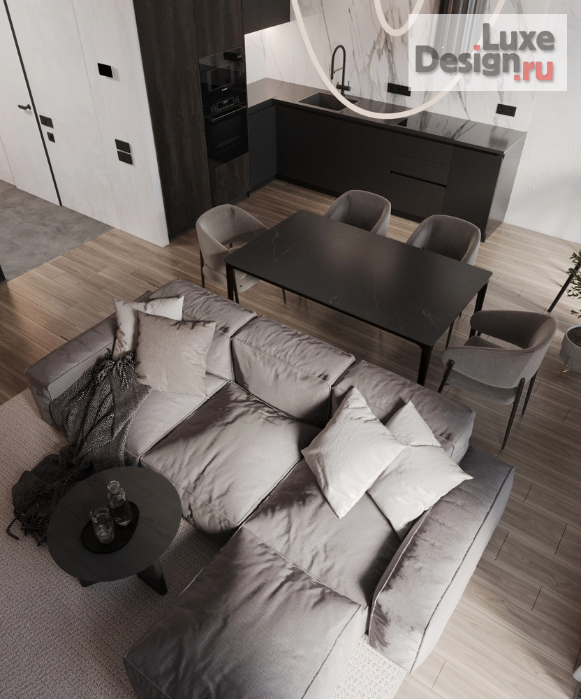 Дизайн интерьера двухкомнатной квартиры "Квартира с японскими мотивами." (фото 5)