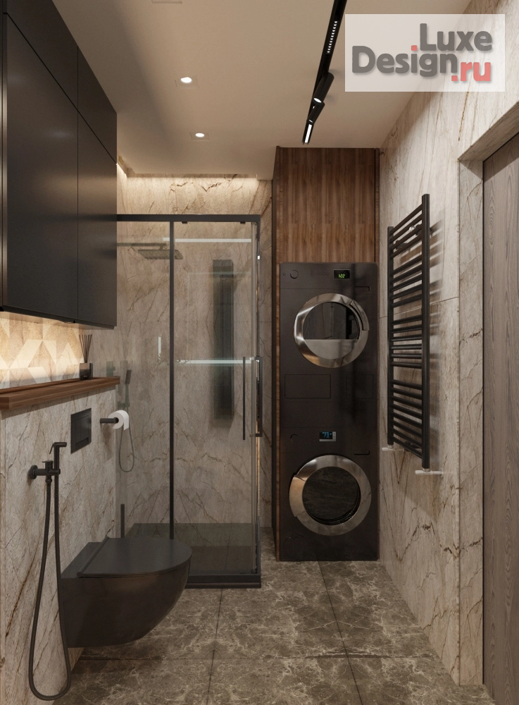 Дизайн интерьера однокомнатной квартиры " Квартиры 45м2 в ЖК Новочеремушкинская 17" (фото 25)