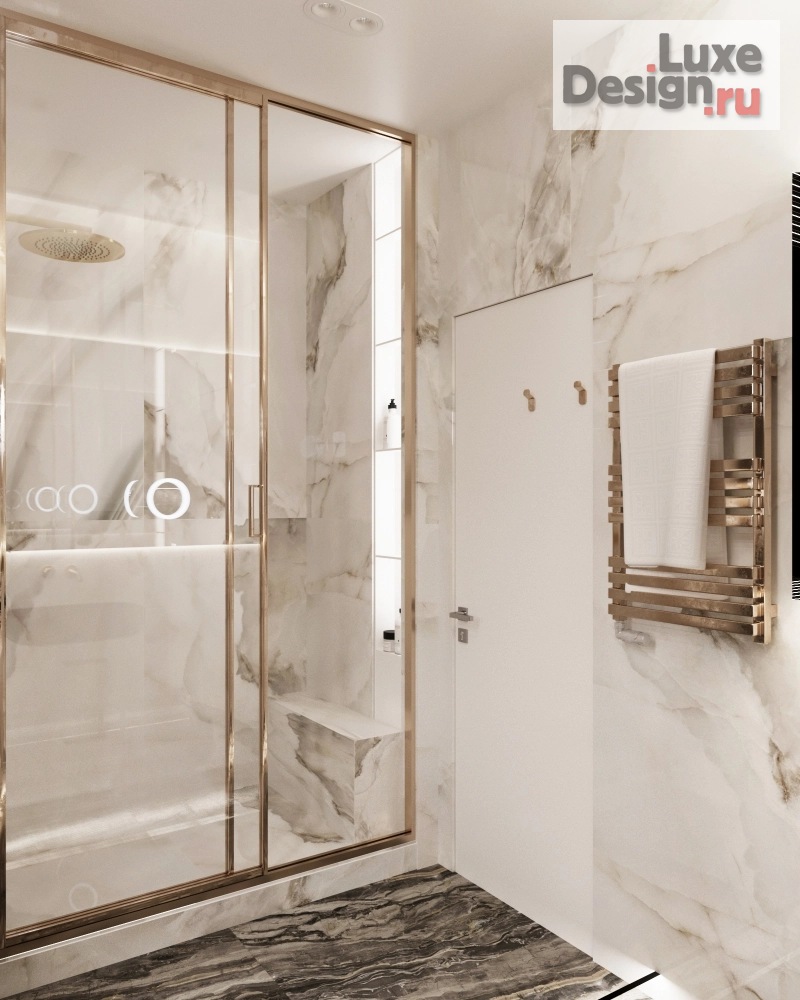 Дизайн интерьера однокомнатной квартиры "ЖК.Царская Площадь " (фото 5) от дизайнера Тарасова Татьяна Николаевна Дизайн интерьера однокомнатной квартиры "ЖК.Царская Площадь " (фото 5)