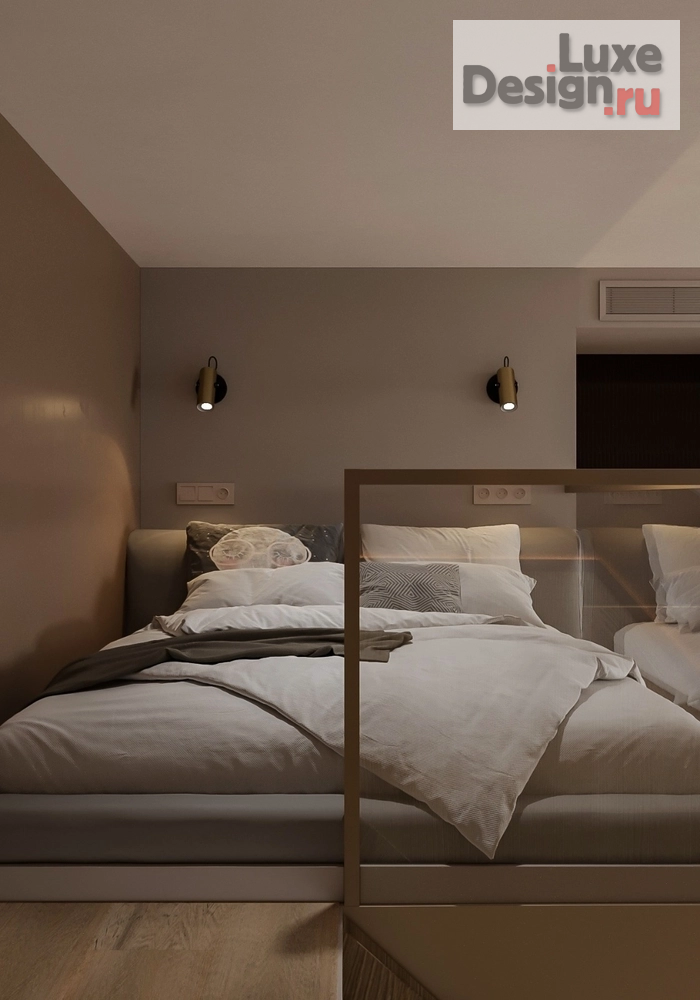 Дизайн интерьера четырехкомнатной квартиры "ЖК Врубеля 4" (фото 21)