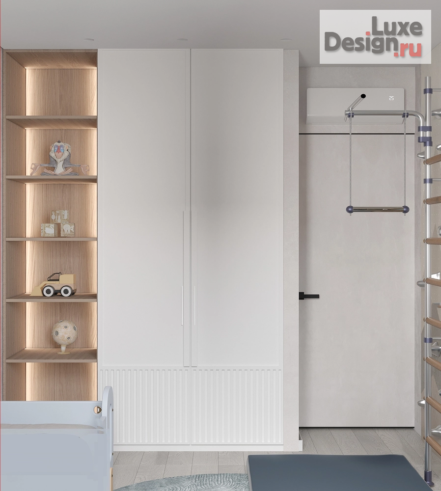 Дизайн интерьера трехкомнатной квартиры "КАШИРСКОЕ ШОССЕ " (фото 17)