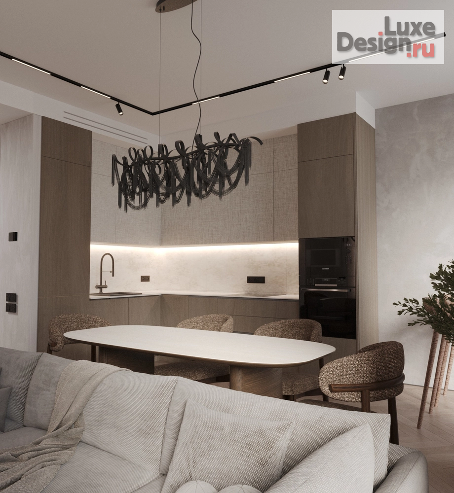 Дизайн интерьера однокомнатной квартиры "ЖК WillTowers" (фото 7)