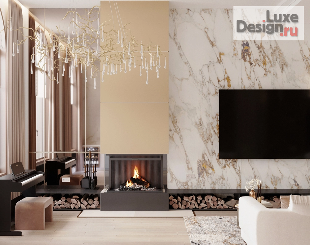 Дизайн интерьера четырехкомнатной квартиры "ЖК Врубеля 4" (фото 10)