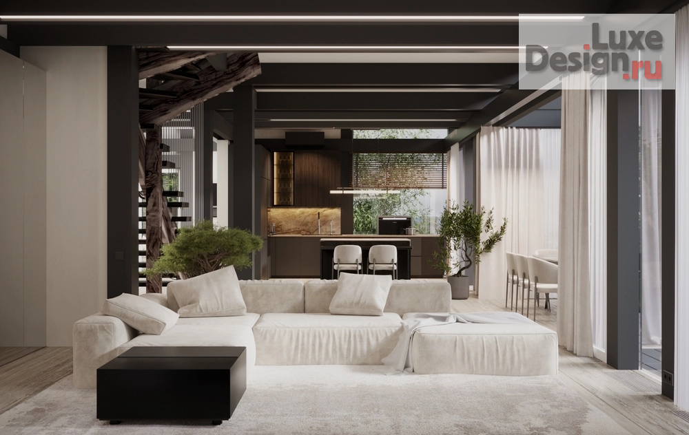 Дизайн интерьера загородного дома "ЖК. Новорижский" (фото 10)