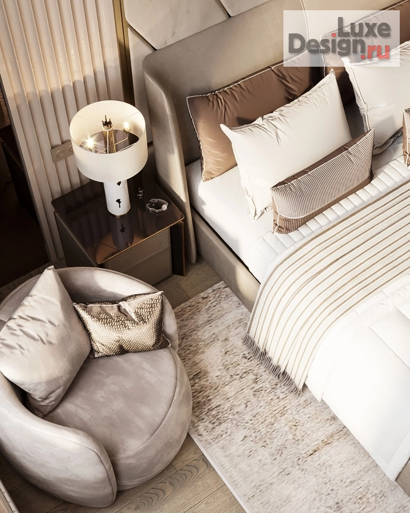 Дизайн интерьера четырехкомнатной квартиры "ЖК Врубеля 4" (фото 1)