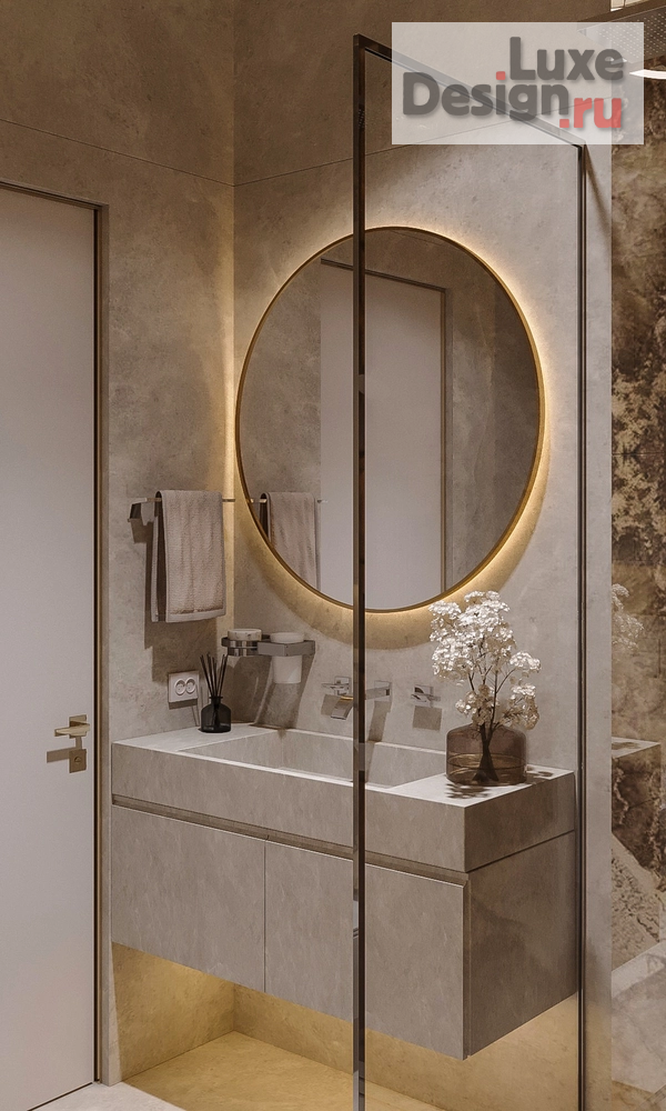 Дизайн интерьера четырехкомнатной квартиры "ЖК Врубеля 4" (фото 12)