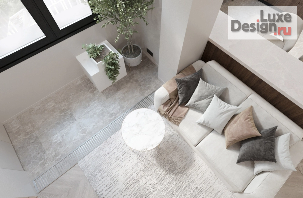 Дизайн интерьера однокомнатной квартиры " Квартиры 45м2 в ЖК Новочеремушкинская 17" (фото 15)