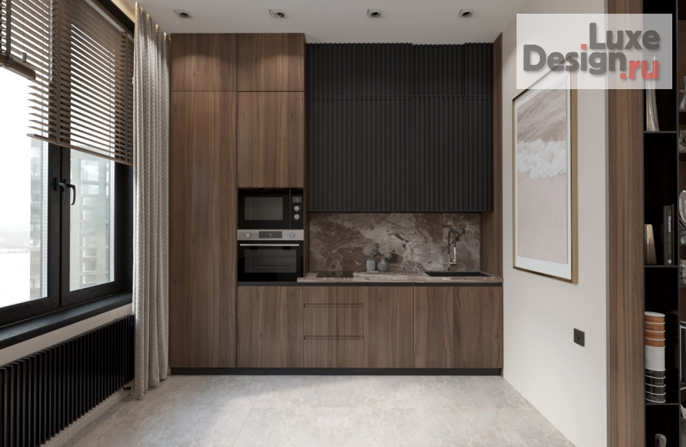 Дизайн интерьера однокомнатной квартиры " Квартиры 45м2 в ЖК Новочеремушкинская 17" (фото 16)