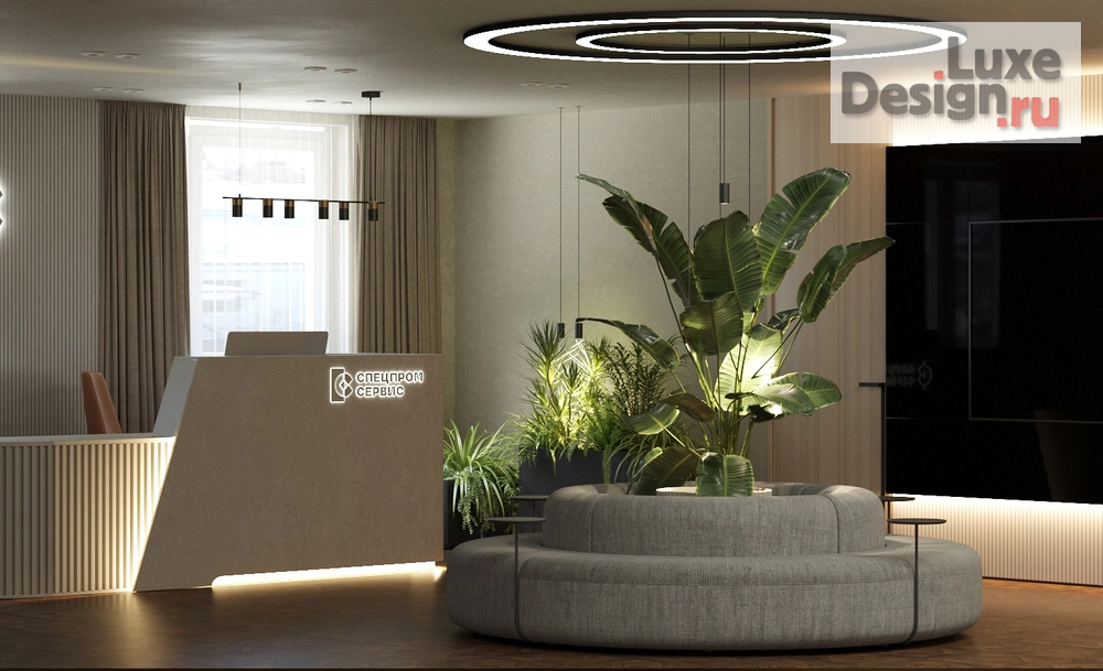 Дизайн интерьера офиса "Reception" (фото 1)