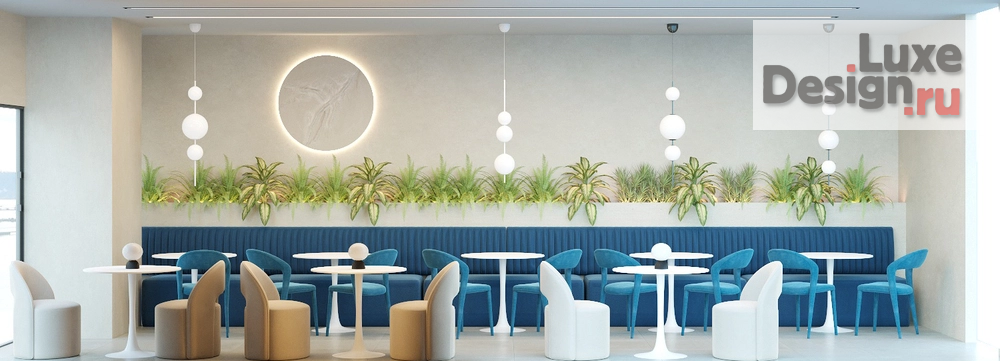 Дизайн интерьера кафе "Кафе самообслуживания для сотрудников " (фото 13)