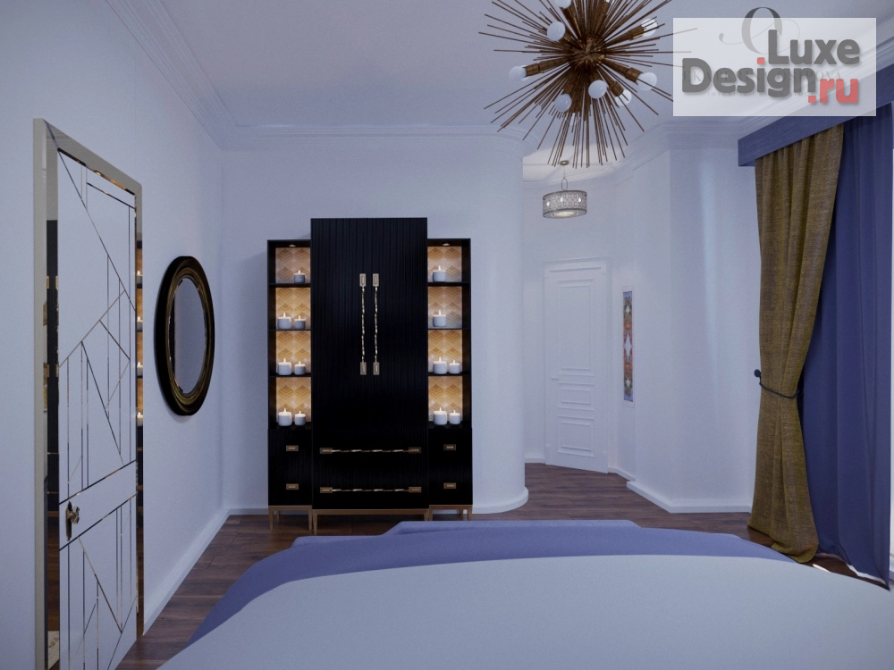 Дизайн интерьера квартиры "Арт деко +неоклассика г.Москва" (фото 3)