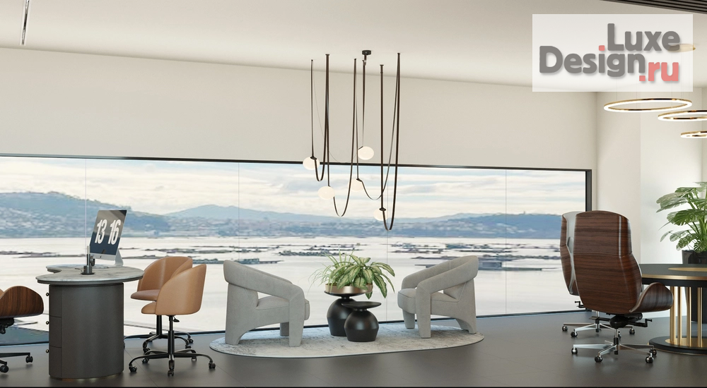 Дизайн интерьера офиса "Кабинет директора" (фото 1)