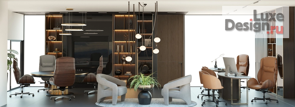 Дизайн интерьера офиса "Кабинет директора" (фото 5)