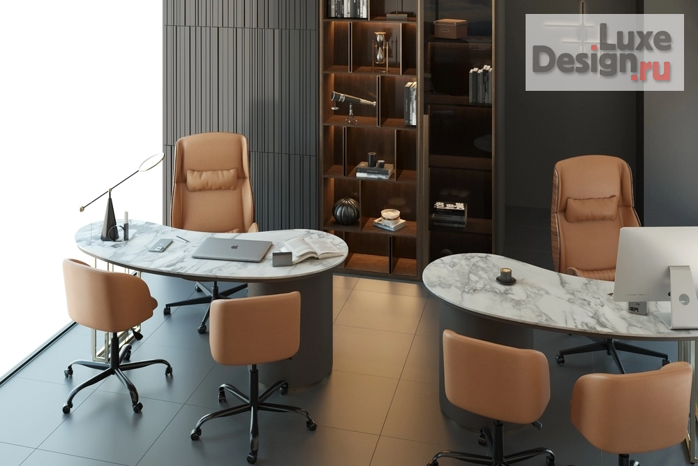 Дизайн интерьера офиса "Кабинет директора" (фото 2)