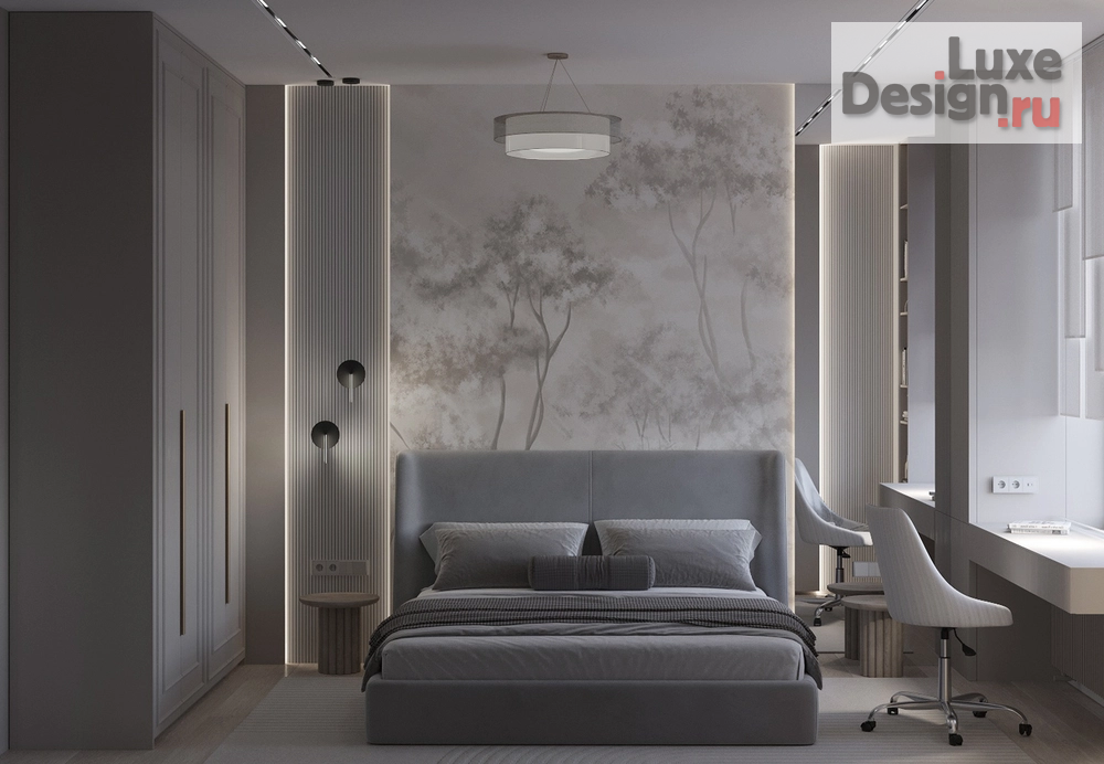 Дизайн интерьера двухкомнатной квартиры "Новостройка на Новоалексеевской улице в Москве" (фото 6)