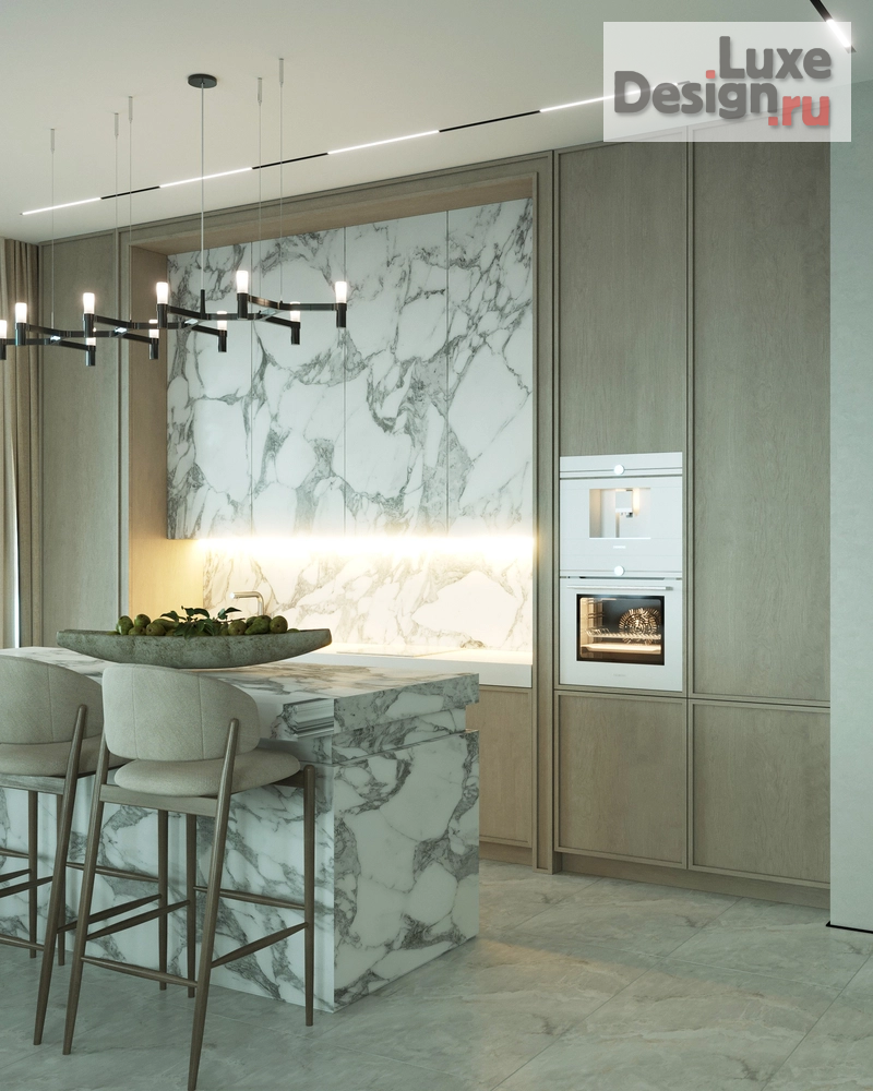 Дизайн интерьера четырехкомнатной квартиры "Павелецкая сити г.Москва" (фото 2)