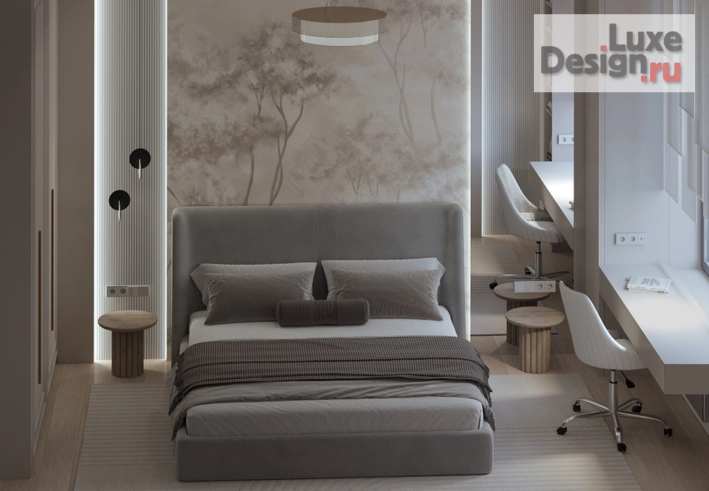 Дизайн интерьера двухкомнатной квартиры "Новостройка на Новоалексеевской улице в Москве" (фото 7)