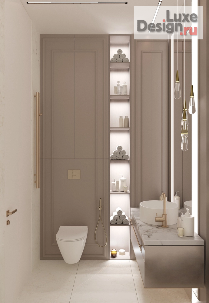 Дизайн интерьера четырехкомнатной квартиры "Павелецкая сити г.Москва" (фото 23)