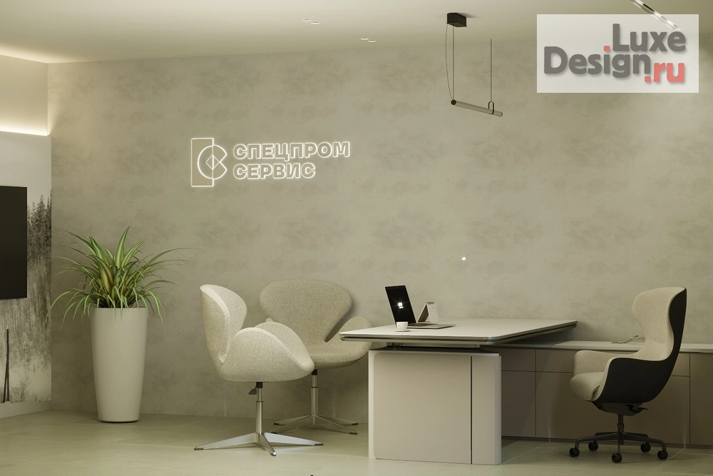 Дизайн интерьера кабинета руководителя "Кабинет руководителя отдела" (фото 3)