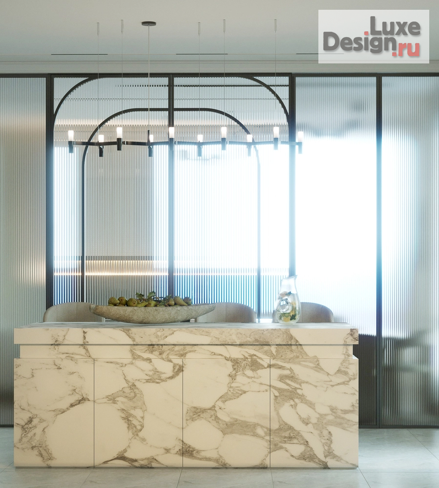 Дизайн интерьера четырехкомнатной квартиры "Павелецкая сити г.Москва" (фото 4)