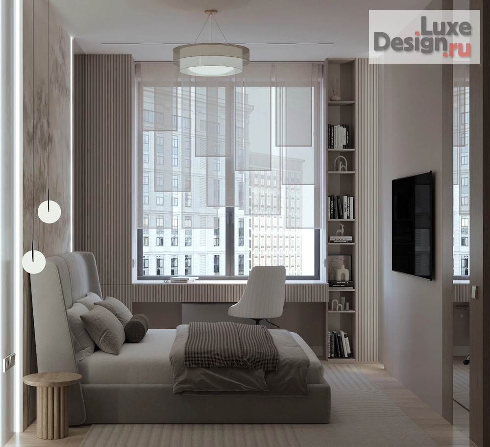 Дизайн интерьера двухкомнатной квартиры "Новостройка на Новоалексеевской улице в Москве" (фото 9)