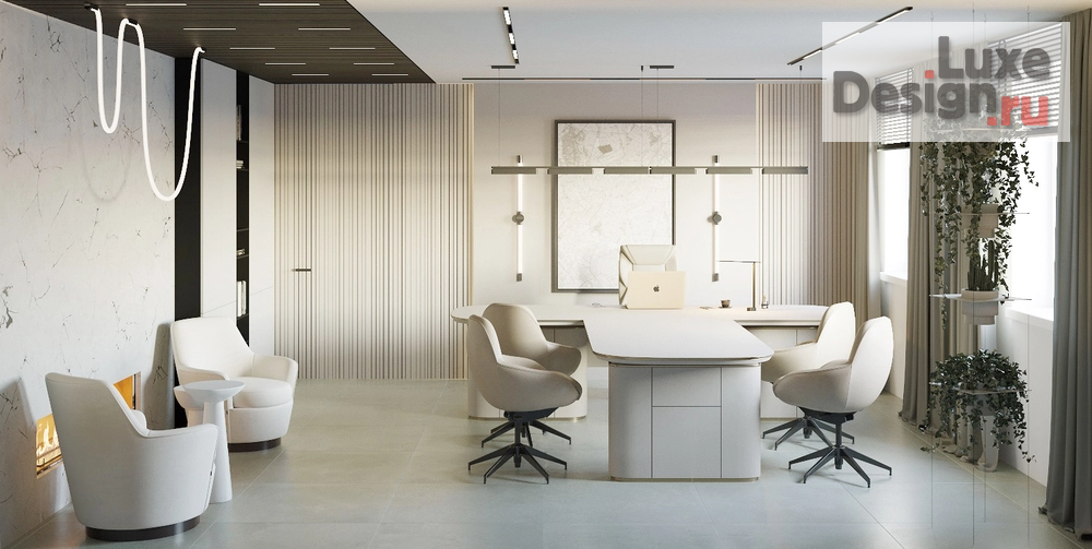 Дизайн интерьера офиса "Кабинет руководителя" (фото 4)