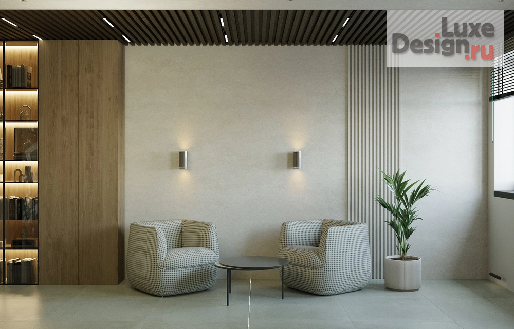 Дизайн интерьера кабинета руководителя "Кабинет главного инженера" (фото 3)