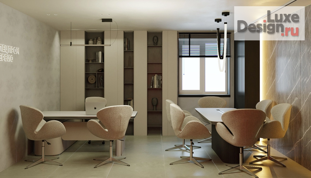 Дизайн интерьера кабинета руководителя "Кабинет руководителя отдела" (фото 2)