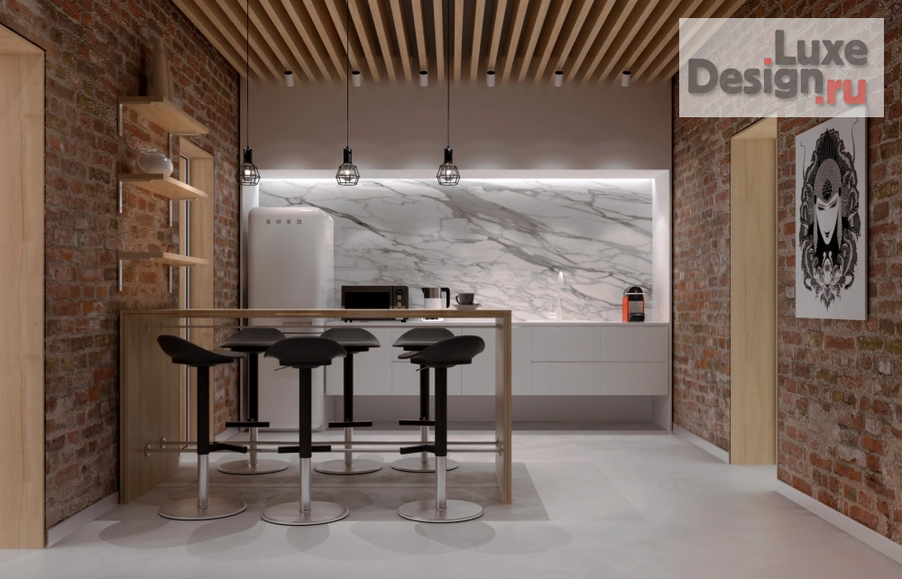 Дизайн интерьера офиса "Дизайн-проект интерьера офиса компании в стиле LOFT" (фото 11)