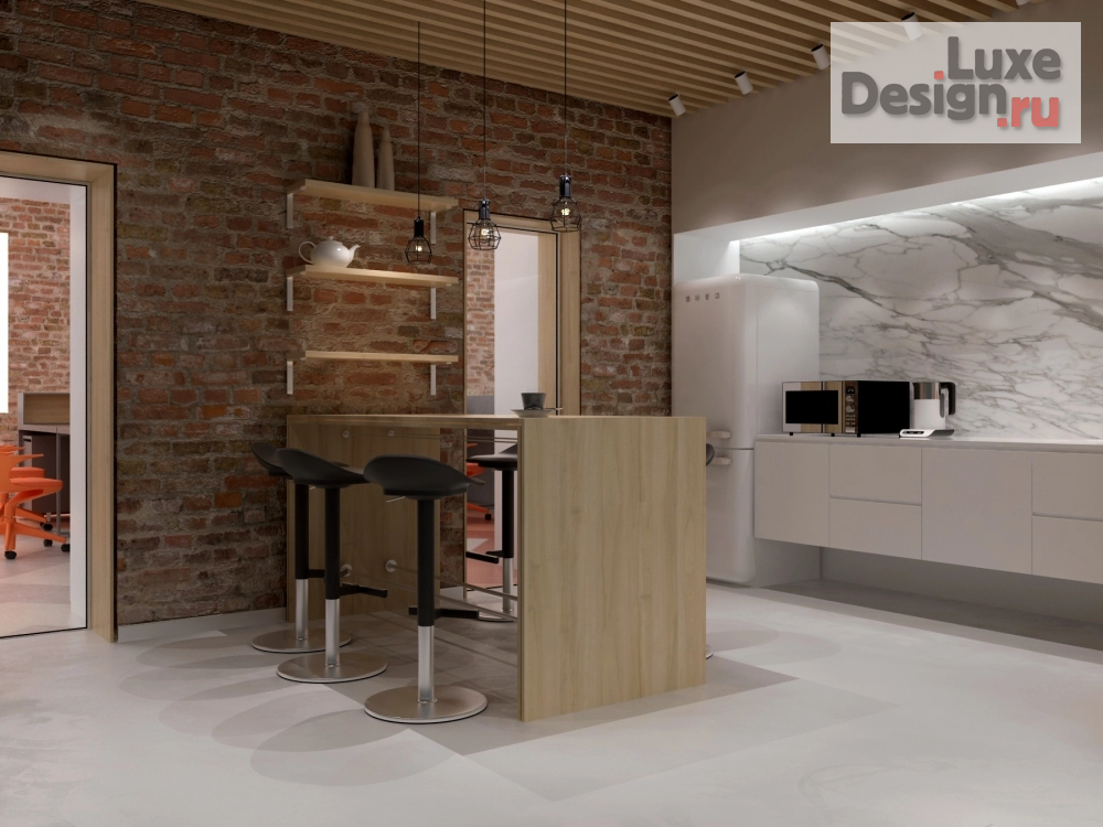 Дизайн интерьера офиса "Дизайн-проект интерьера офиса компании в стиле LOFT" (фото 12)