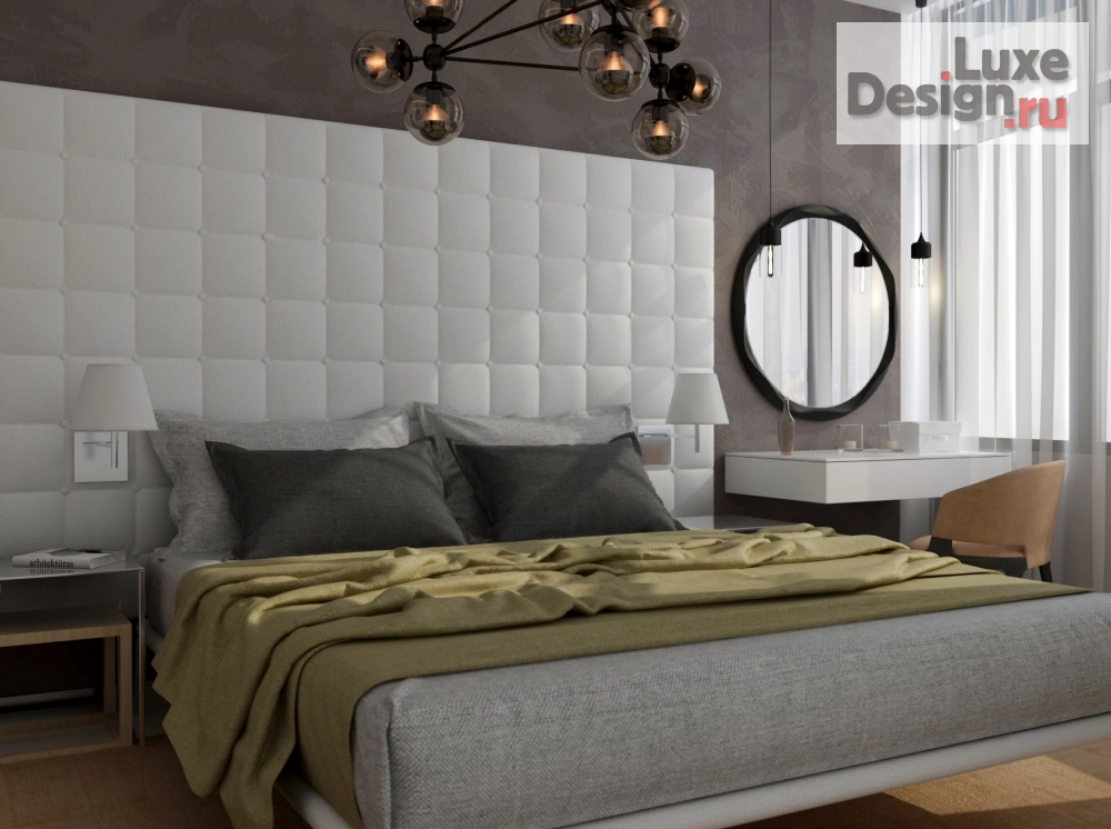 Дизайн интерьера трехкомнатной квартиры "Дизайн-проект интерьера и перепланировка 2-х ком. в 3-х комнатную квартиру." (фото 18)