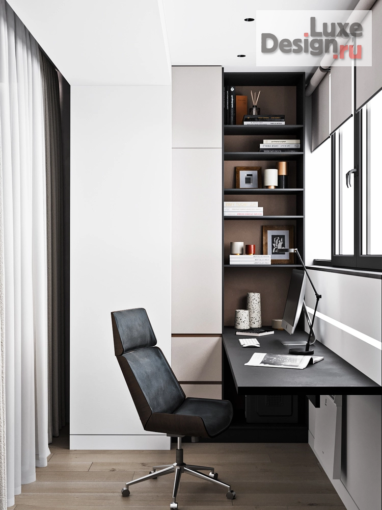 Дизайн интерьера трехкомнатной квартиры "Дизайн квартиры ЖК На Троицкой" (фото 23)