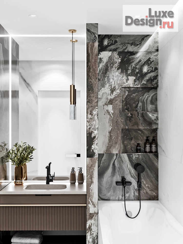 Дизайн интерьера трехкомнатной квартиры "Дизайн квартиры ЖК На Троицкой" (фото 43)