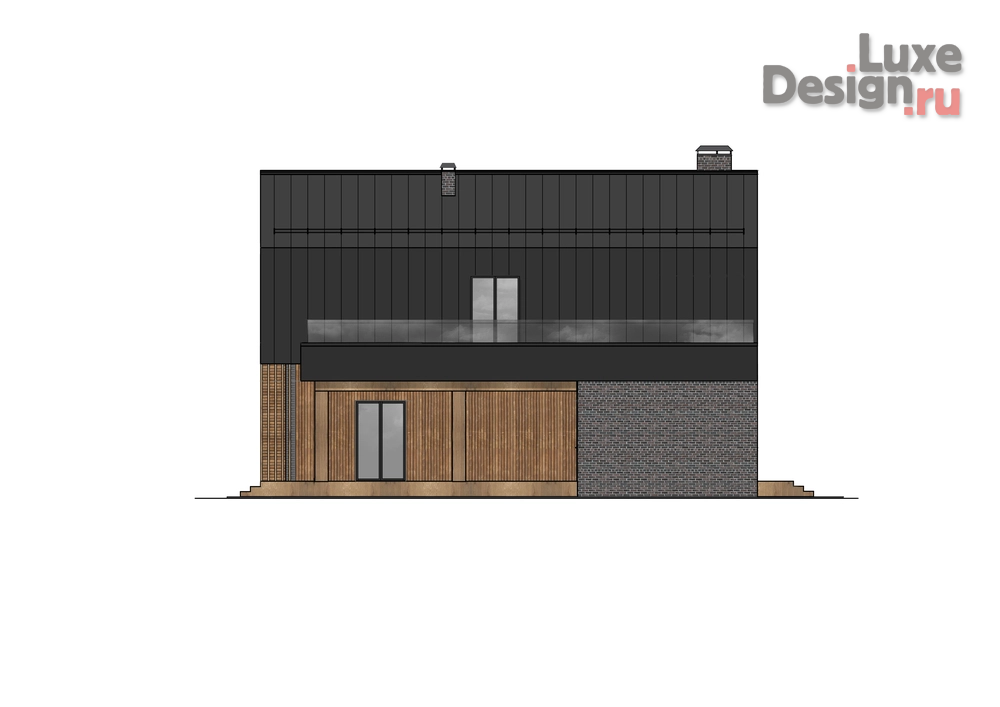 Частная архитектура "Дом в стиле Barn House барнхаус" (фото 6)