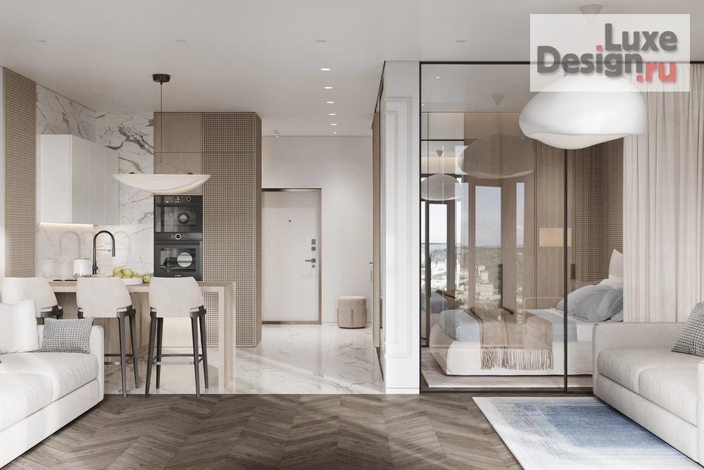 Дизайн интерьера квартиры "Аллея парк в городе Сочи" (фото 1)