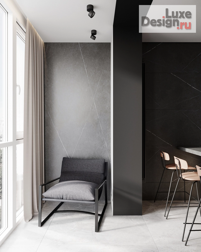 Дизайн интерьера квартиры "Интерьер квартиры в современном стиле Сочи" (фото 7)