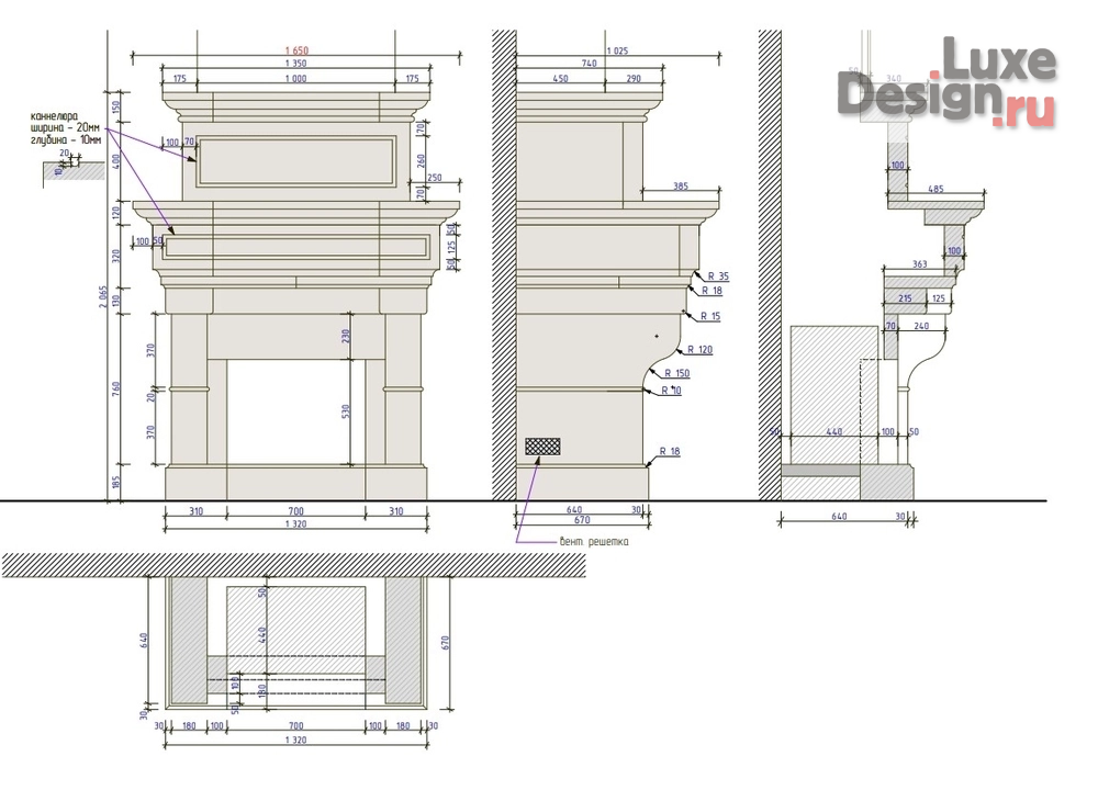 Дизайн интерьера загородного дома "Загородный дом в стиле итальянское палаццо" (фото 7)
